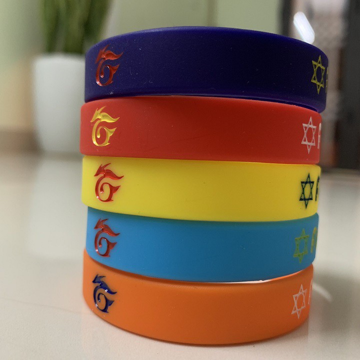 Vòng tay cao su FAN CỨNG đủ màu kiểu dáng thời trang