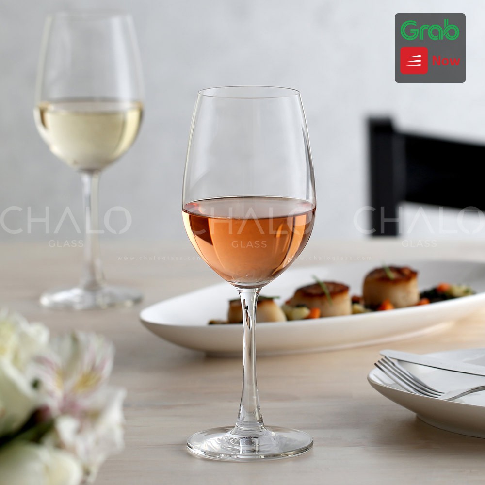 Ly rượu vang trắng thủy tinh Ocean Madison White Wine 350ml - 15W12