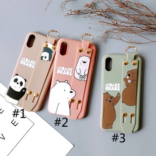 Sale 69% Ốp silicon dẻo kèm dây đeo cổ tay in hình chúng tôi đơn giản là gấu cho iPhone,#2, X/XS Giá gốc 63000đ- 36C67-9