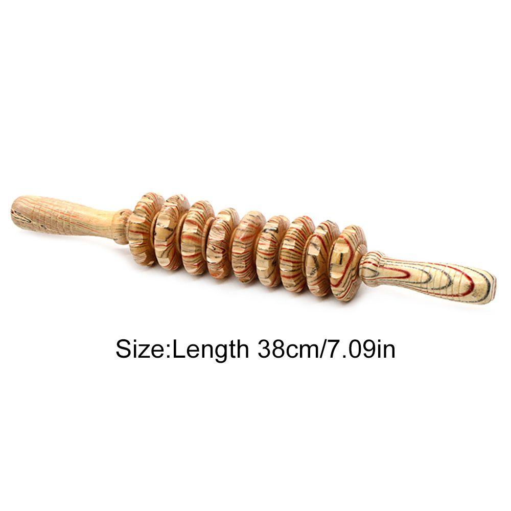 1 Thanh Lăn Lymphatic Bằng Gỗ Hỗ Trợ Giảm Đau Cơ Bắp