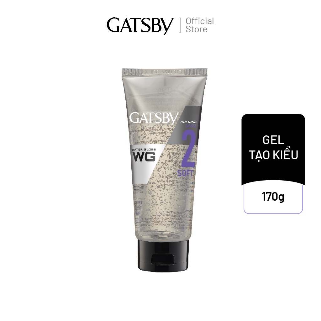 Gel Tạo Kiểu Tóc GATSBY Water Gloss Soft 170g