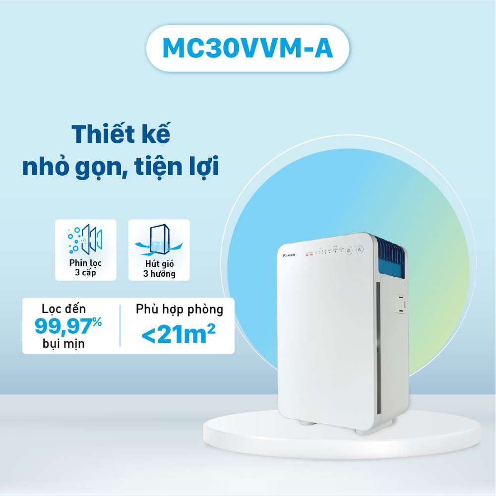 Máy lọc không khí Daikin MC30VVMA Bảo hành chính hãng