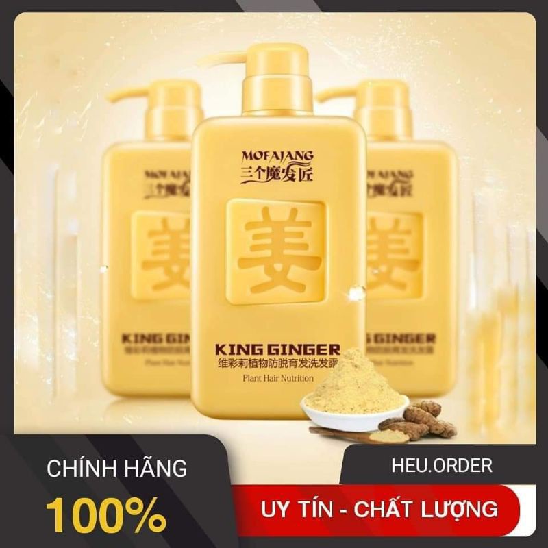 Dầu gội MOFAJANG KING GINGER ngăn rụng tóc, giảm bết dầu