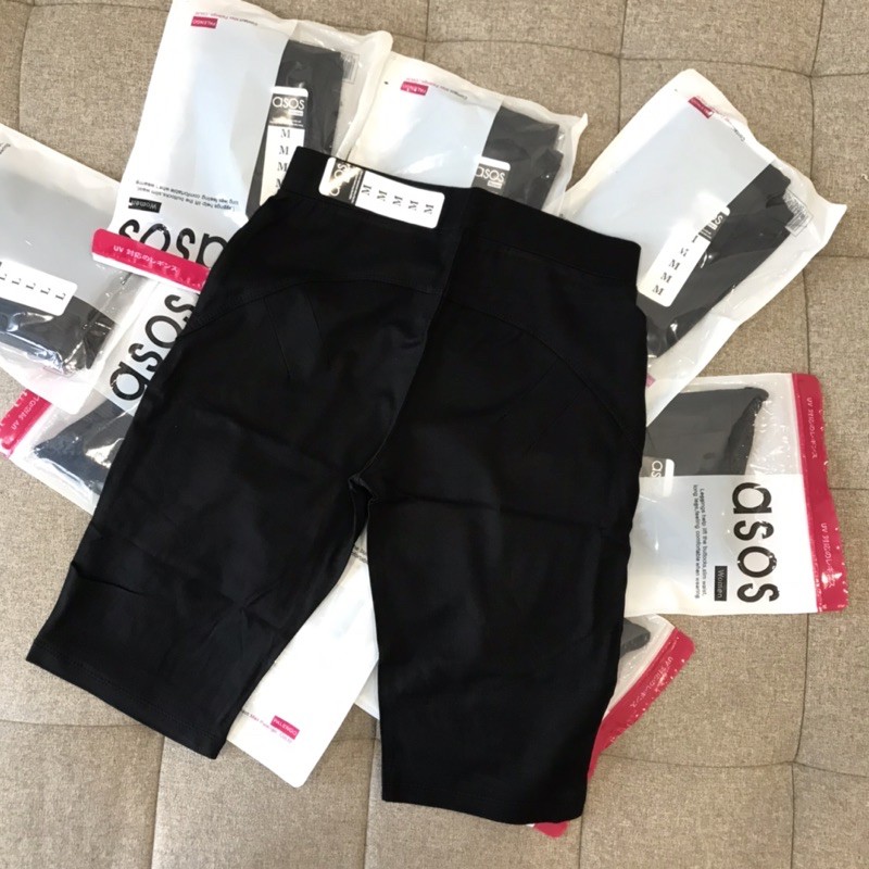 Quần legging lửng ASOS Nữ Legging ngố nâng mông,Thun Đùi Body Dáng Ôm Thể Thao Co Giãn Tốt