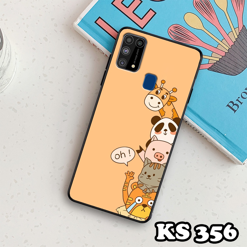 Ốp lưng Samsung M30 - Samsung M30s - Samsung M31 - Ốp in hình Cat&amp;Bear đáng yêu - Chất liệu TPU siêu bền