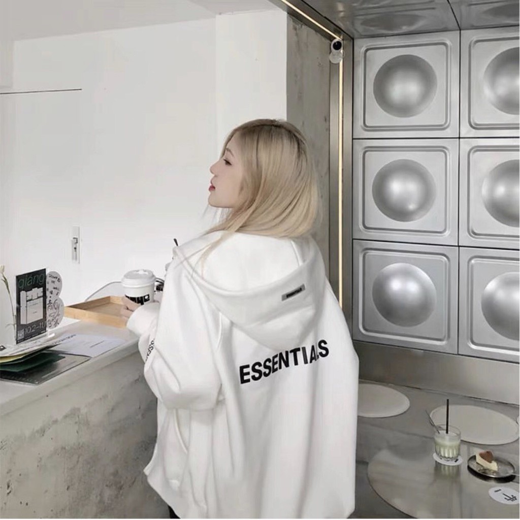 Áo KHOÁC Hoodie ESSENTIALS Ulzzang Unisex 1hitshop (có T.AG nón) | BigBuy360 - bigbuy360.vn