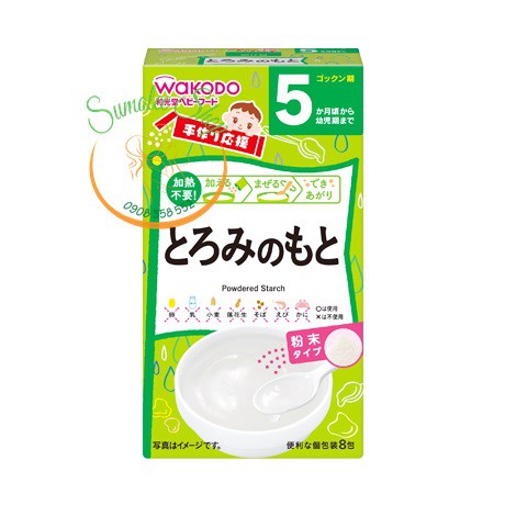 BỘT ĂN DẶM WAKODO CHO BÉ 5M - DATE 2024