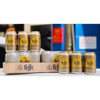 Thùng 24 lon bia Leffe Blond 330ml
