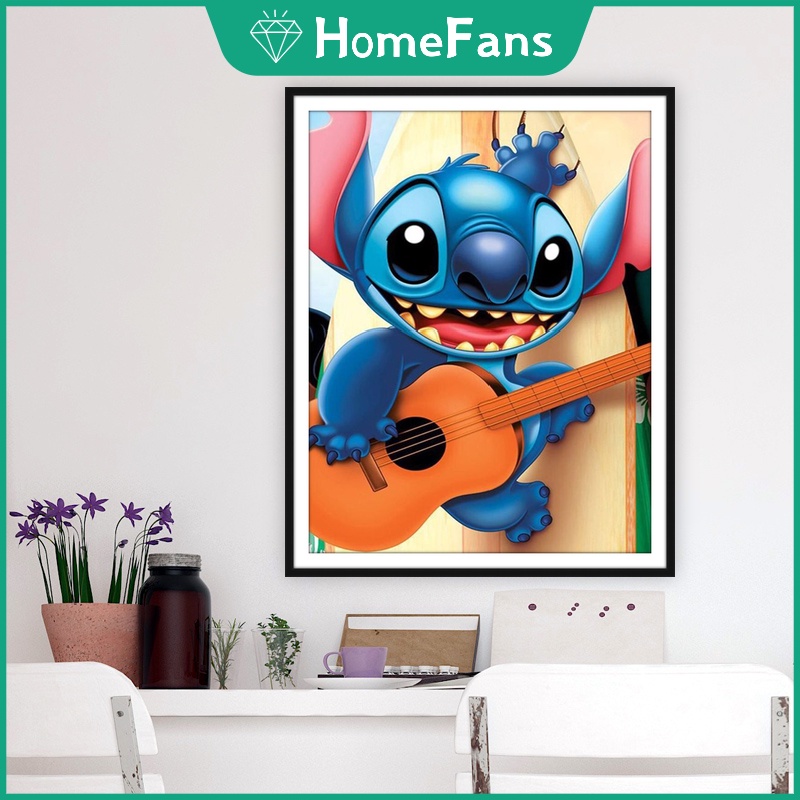 Bộ Tranh Đính Đá 5D Tự Làm 30x40cm/40x50cm Hình Công Chúa Disney Dùng Trang Trí Nhà Cửa