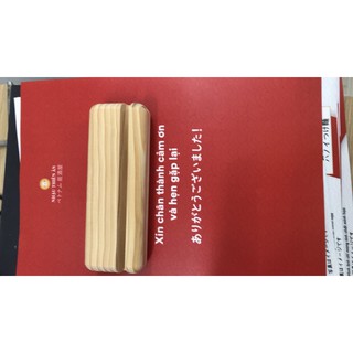 Đế gỗ cỡ size A5 làm đế menu thực đơn để bàn, đế lịch, kệ ảnh , wood menu stand menu , tentcard