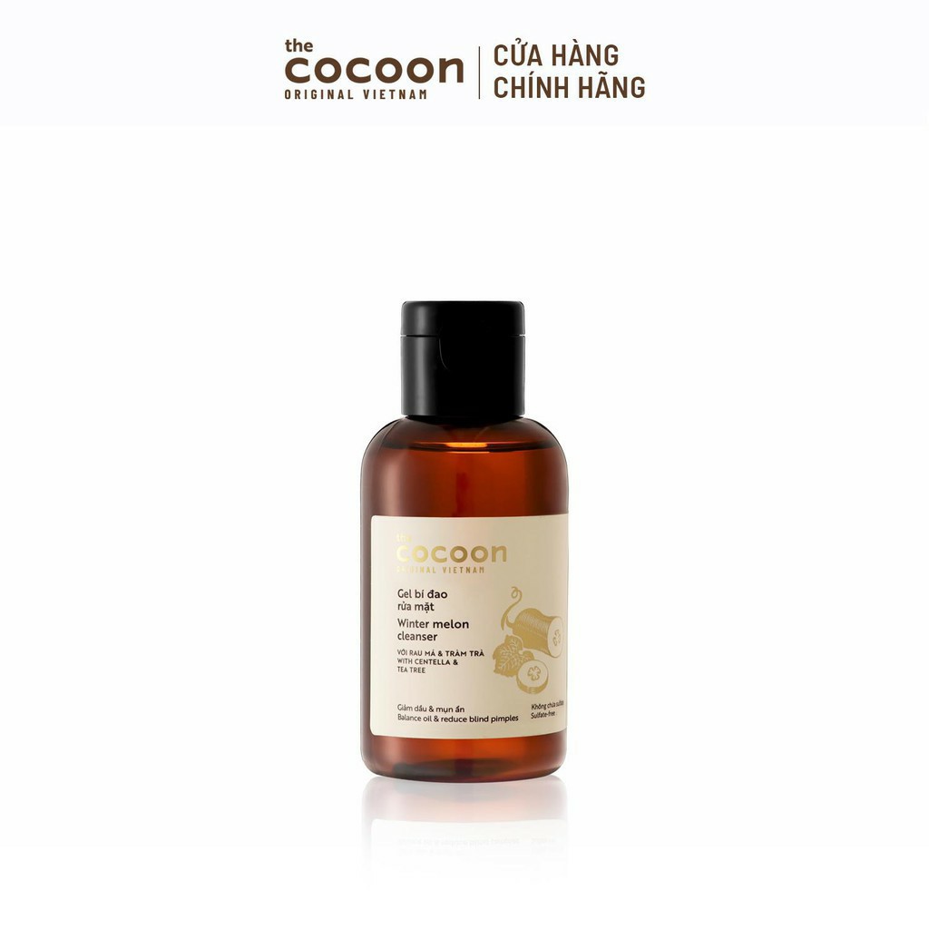 Combo 2 gel rửa mặt bí đao Cocoon 140ml/chai