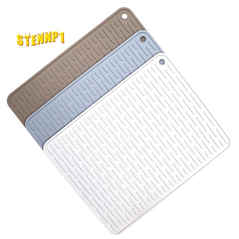 Tấm Lót Ly Bằng Silicone Cỡ Lớn Chống Trượt Tiện Dụng Cho Nhà Bếp