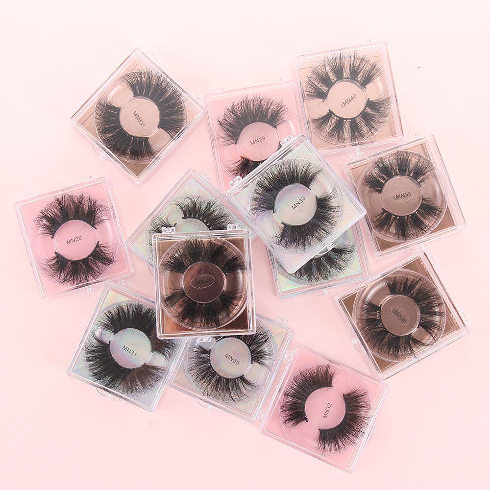 WATTLE 1 Cặp Lông Mi Giả Handmade SKONHED 100% Lông Chồn 3D Dài Tự Nhiên