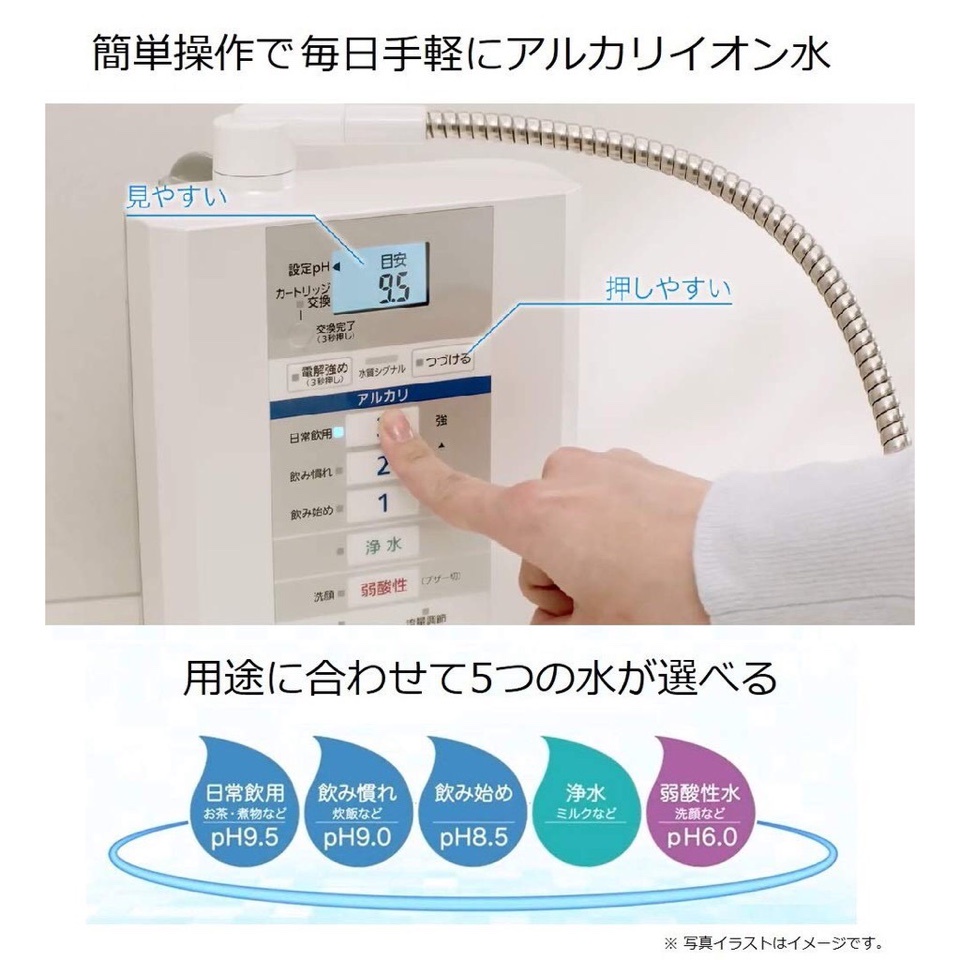 Máy lọc nước ion kiềm Panasonic TK-AS30