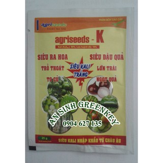 Phân bón Siêu Kali trắng agriseeds – K