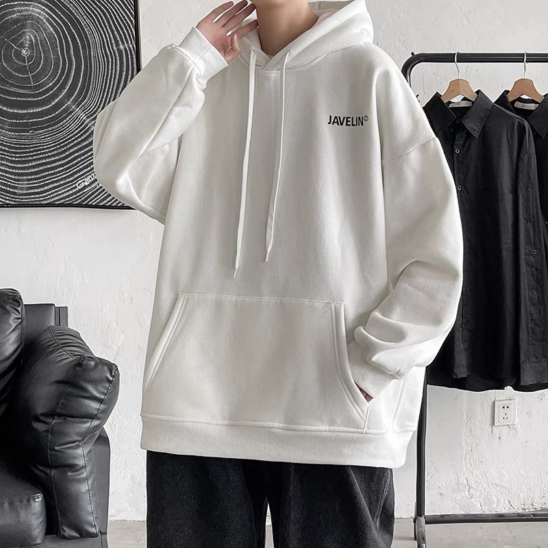 HÀNG ODER 2 NGÀY  Áo Hoodie Nỉ Bông Tay Dài Chữ JAVELIN