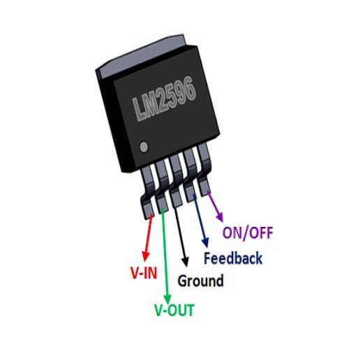 IC nguồn LM2596S 5V, LM2596S 3V3