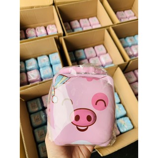 Két sắt mini hình heo con có khóa
