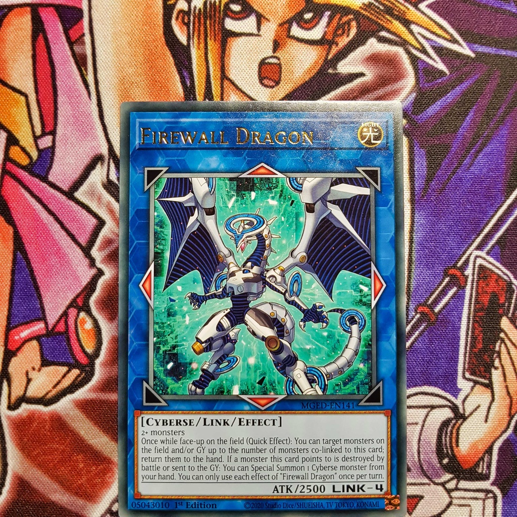 Thẻ bài Yugioh chính hãng | Firewall Dragon | MGED Rare