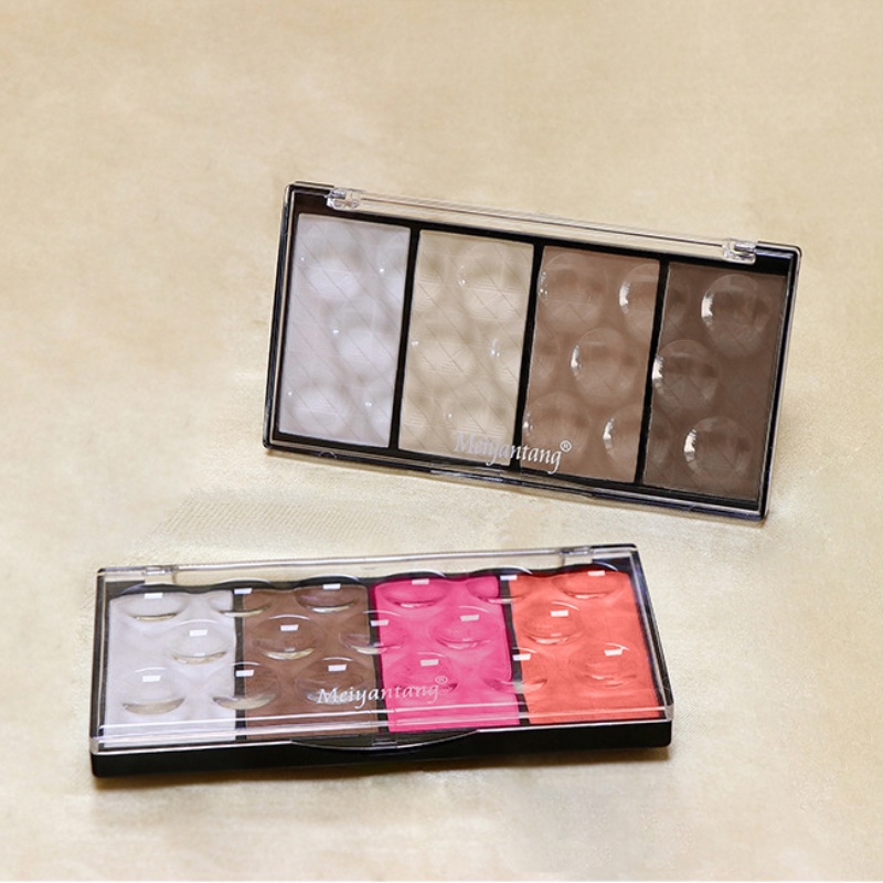 [Hàng mới về] Phấn má hồng tạo khối mũi MYG bốn màu độ bóng cao điều chỉnh mặt chữ V cho người mới bắt đầu