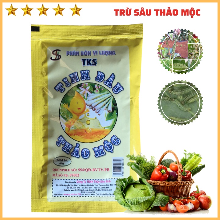 Chế Phẩm Trừ Sâu Sinh Học TINH DẦU THẢO MỘC - Thủy Kim Sinh