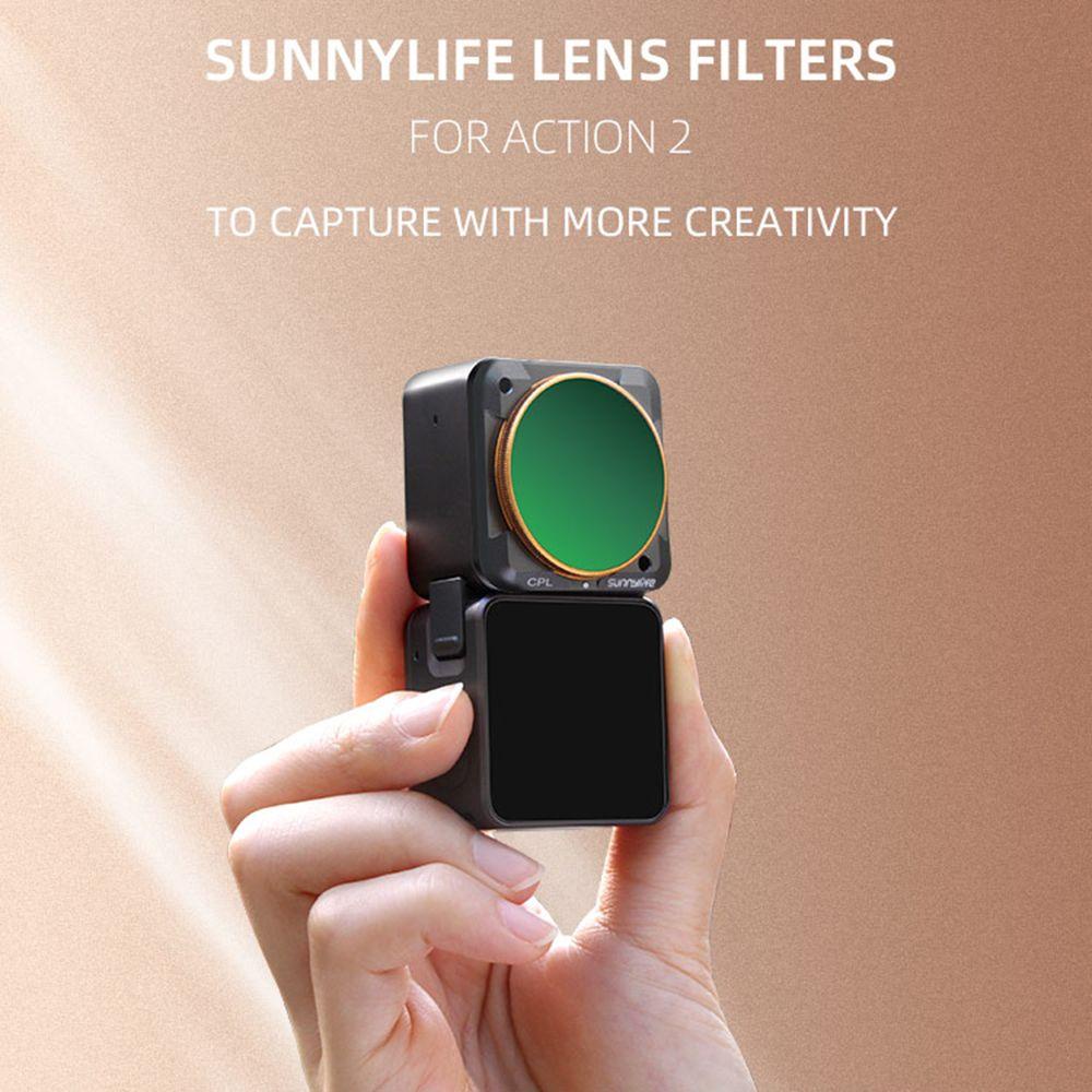BTLIMER Bộ 2 Kính Lọc Cho Máy Ảnh Hành Động Action 2