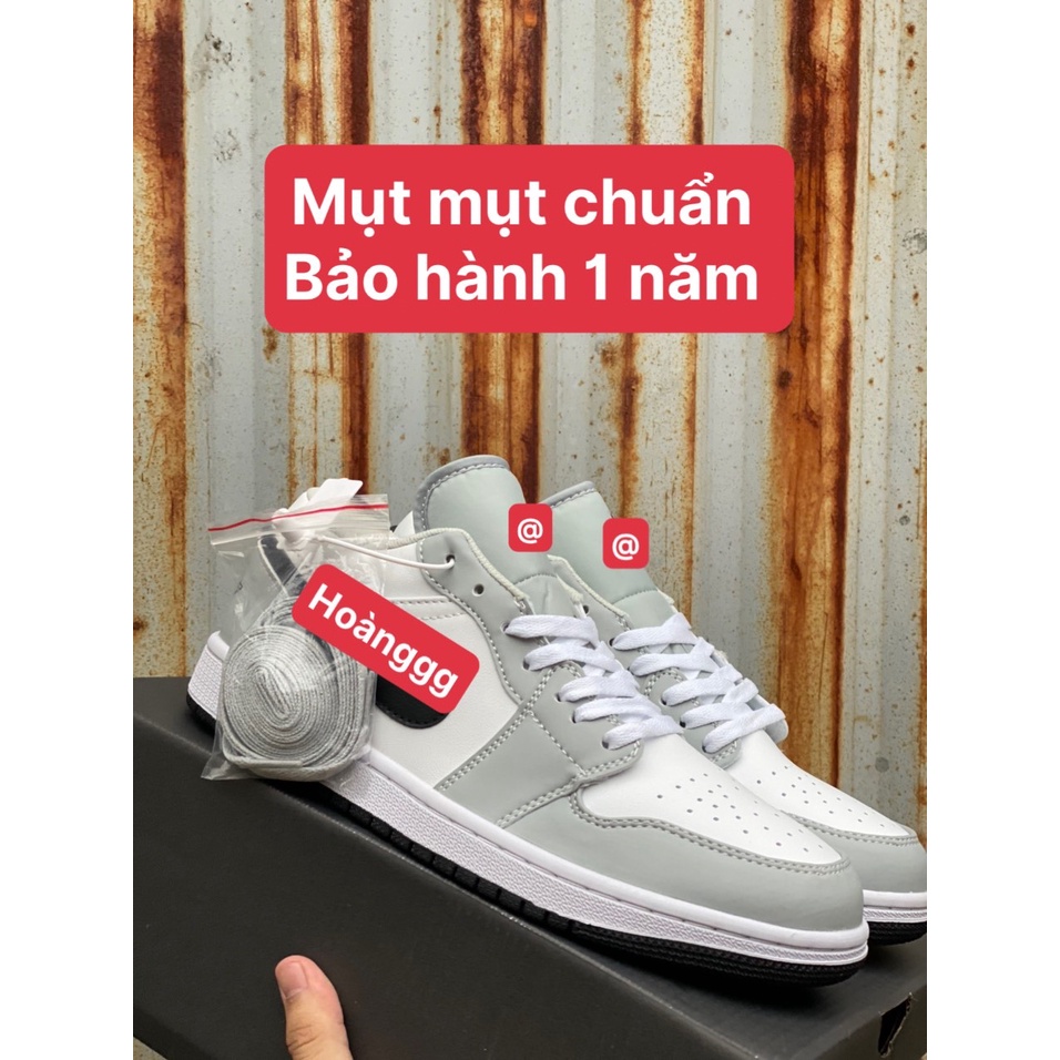 ( Bảo Hành 1 Năm ) Giày Thể Thao Chạy Bộ Nam Nữ quốc Dân Xám Trắng Tích Đen Thấp cổ - Phiên Bản tiêu chuẩn