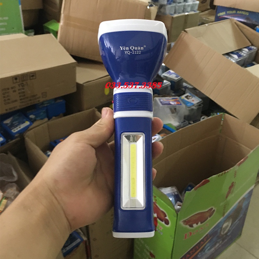 Đèn pin cầm tay, đèn pin siêu sáng YQ 2122 công suất lớn