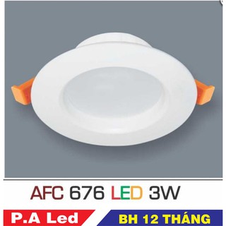 Đèn dowlight led 1 chế độ afc 676 3w