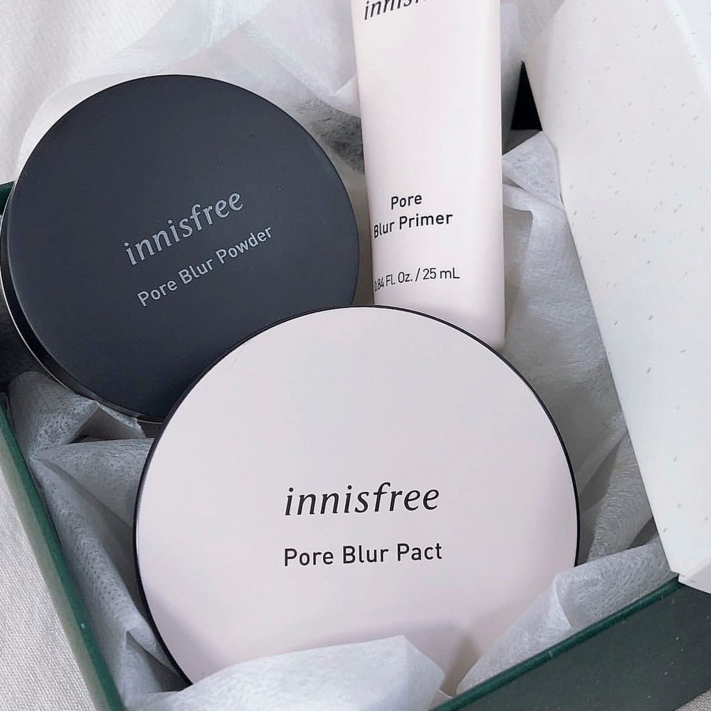 Phấn Phủ Dạng Nén Innisfree Pore Blur Pact Innisfree (12,5g)