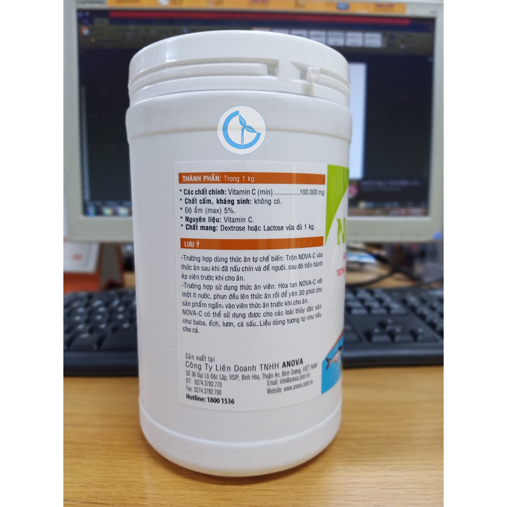 Vitamin C cho cá, NOVA C cho cá giúp cá khỏe mạnh - ANOVA