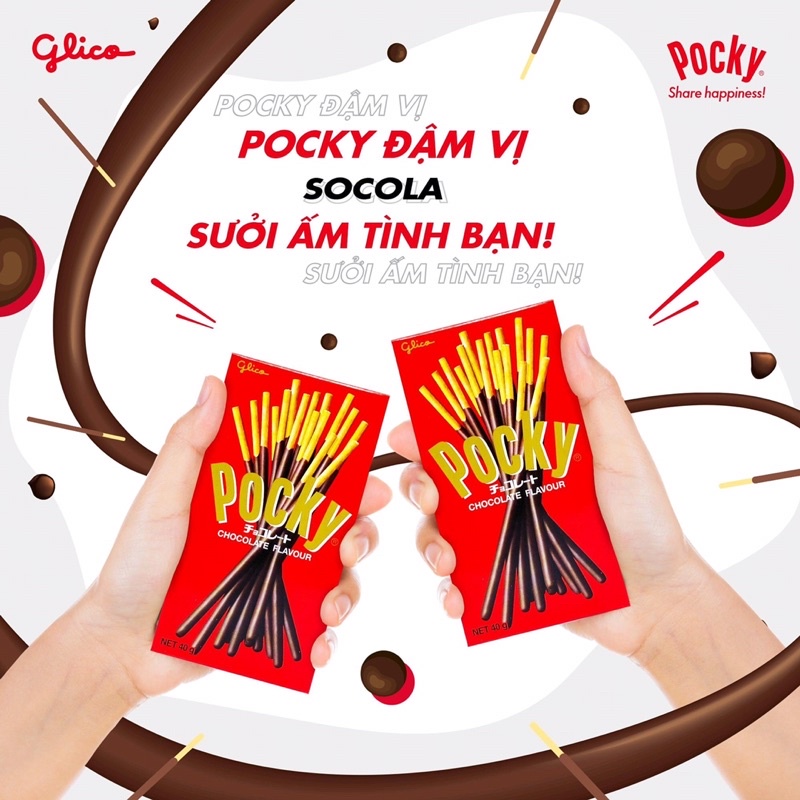 Bánh que Pocky Sô Cô La 40G x 10 Hộp