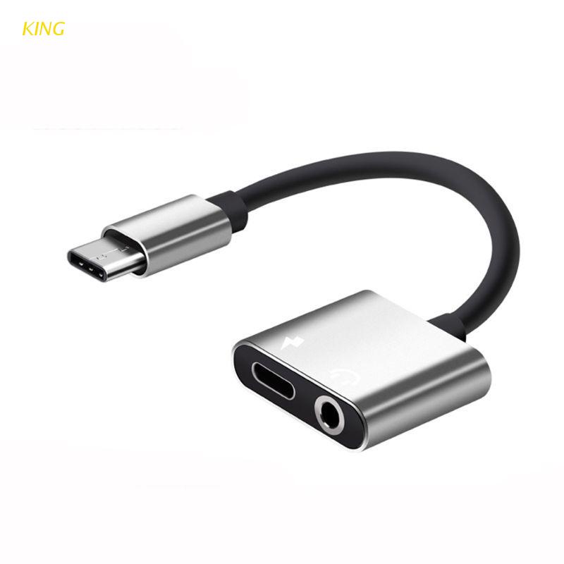 Đầu Chuyển Đổi Cổng USB Type-C Sang Cổng 3.5mm Và Cổng USB 3.1 Type-C OTG