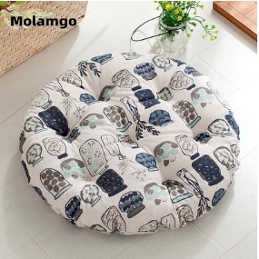 MOLAMGO  Thảm từ cotton lót ghế ngồi phong cách Nhật Bản