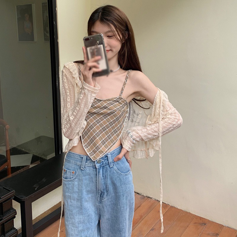 Áo Khoác Cardigan Chống Nắng Thoáng Khí Thời Trang Mùa Hè Cho Nữ