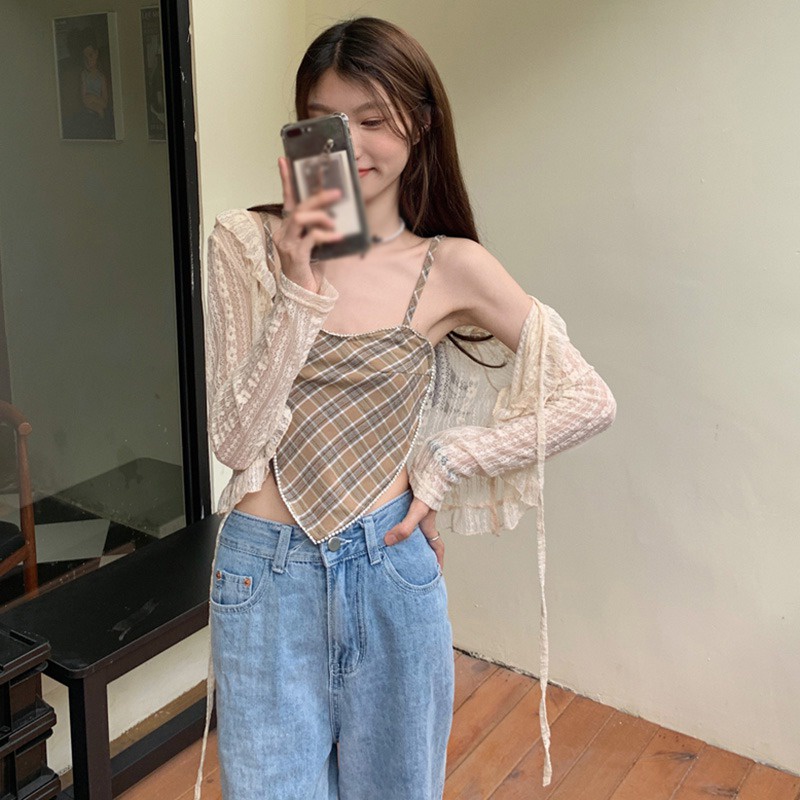 Áo Khoác Cardigan Chống Nắng Thoáng Khí Thời Trang Mùa Hè