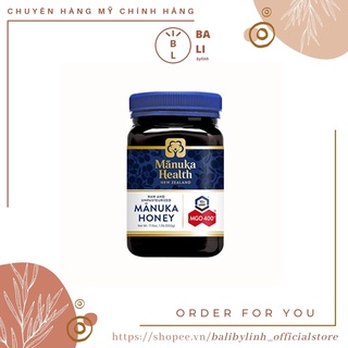 Mật ong MANUKA HEALTH kháng khuẩn cao MGO 400+ 500g