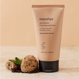 Sữa rửa mặt Innisfree tro núi lửa (da dầu, da hỗn hợp, da mụn) - 150ml