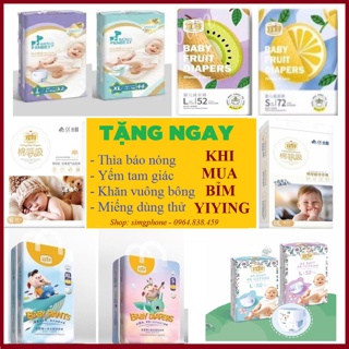 [Tặng quà] Bỉm Yiying Bông / Heo / Panpesy/ Hoa quả xuất Âu dán/quần S72/M60/L52/XL44/XXL40/XXXL36