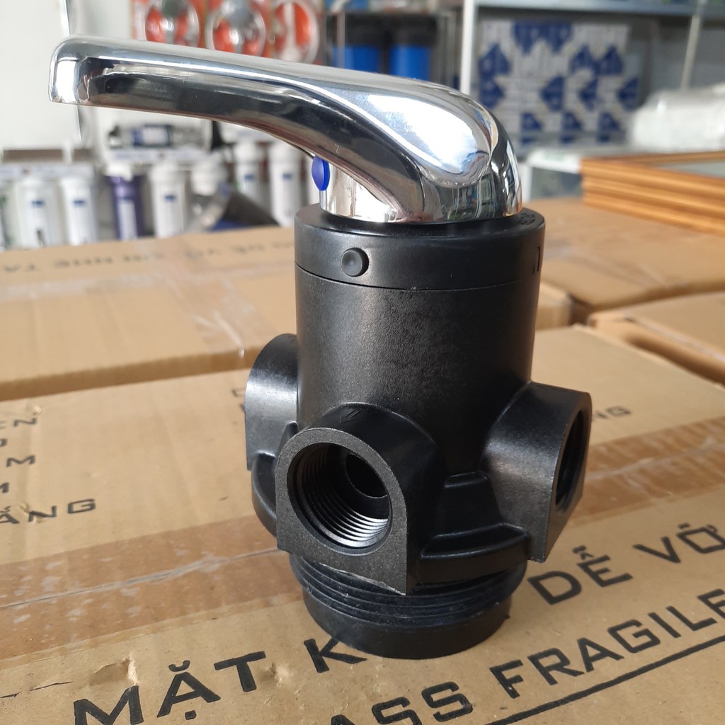 VAN 3 NGÃ ⚡️ XẢ KHO ⚡️ ĐIỀU KHIỂN BẰNG TAY - CỘT LỌC THÔ ĐẦU NGUỒN - LINH KIỆN LỌC NƯỚC