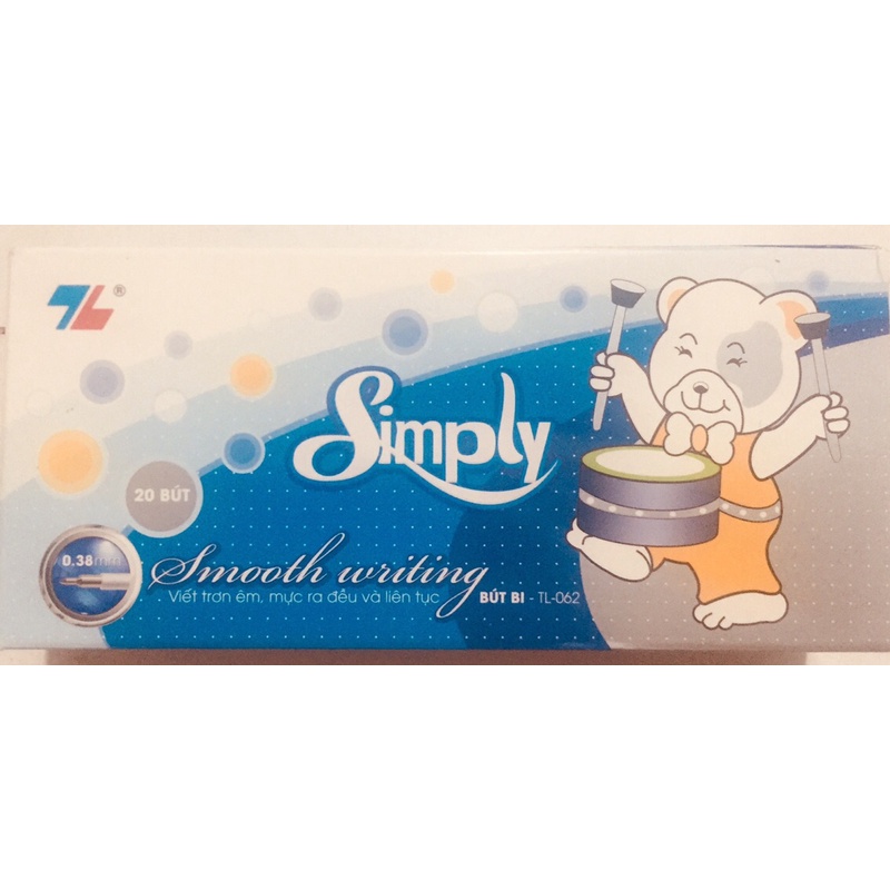 Bút bi 0.38 mm TL 062(1 cây)