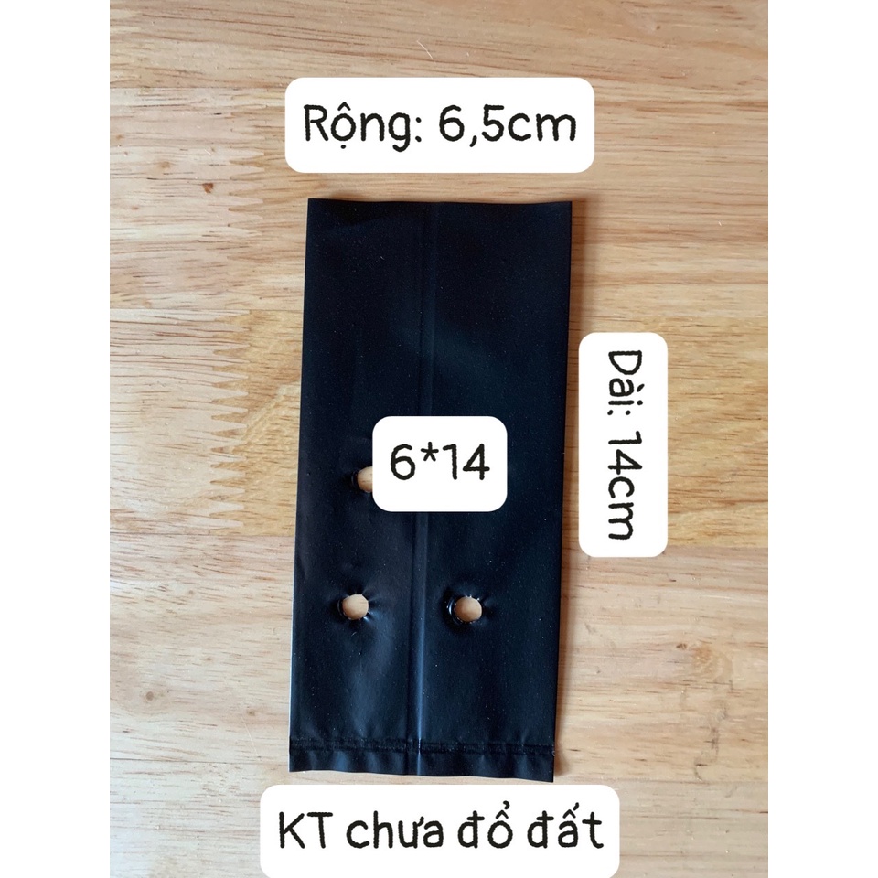 500G TÚI ƯƠM CÂY GIỐNG MÃ 6*14 (BẠT PHỦ ĐẤT CHỐNG CỎ, KEO LIỀN SẸO CÂY, KÍCH RỄ MẦM ...)