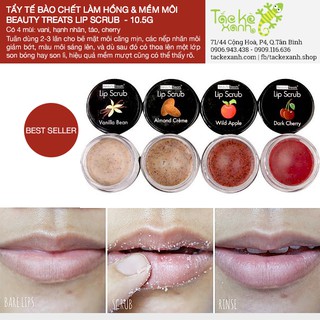Tẩy tế bào làm hồng & mềm môi Beauty Treats Lip Scrub - 10.5g