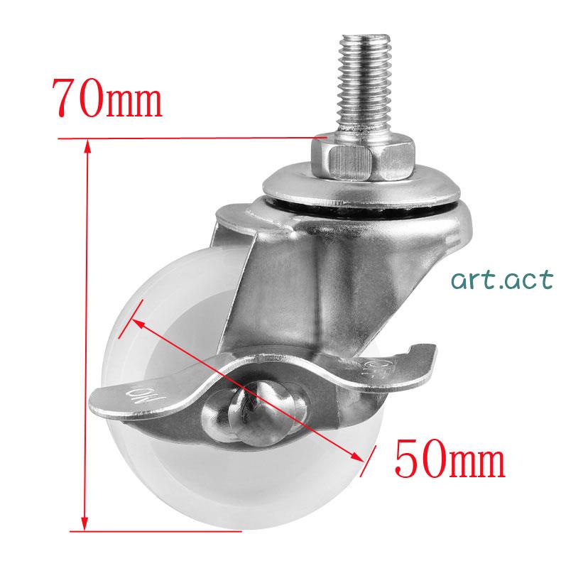 Tấm nhận dạng🏆Bánh xe đẩy màu trắng bằng sắt kích thước 5cm 7cm