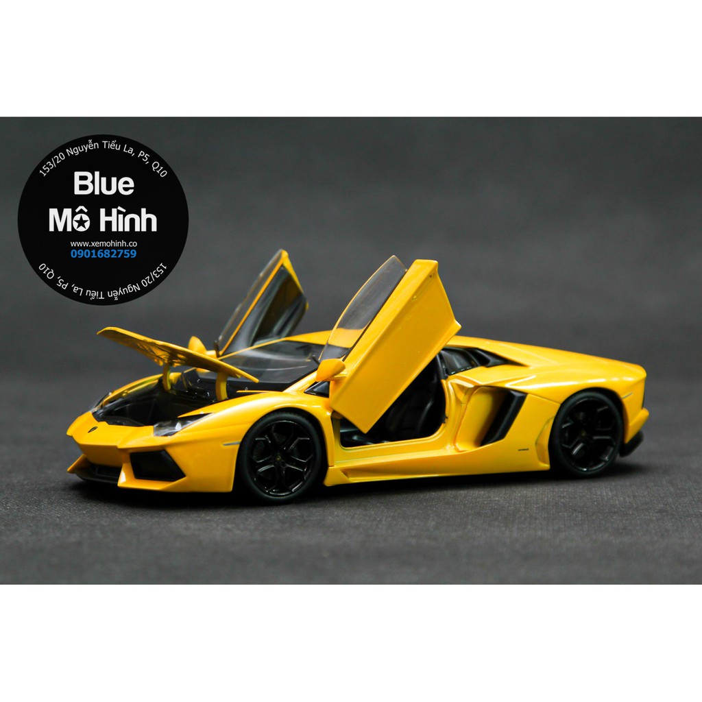 Blue mô hình | Xe mô hình Lambo Aventador LP700 Welly 1:24