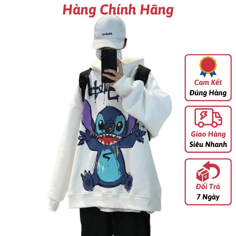 Áo khoác nỉ nam áo hoodie nữ Chuột Stitch cao cấp phối đồ cực đẹp SooMin KNN03 | BigBuy360 - bigbuy360.vn