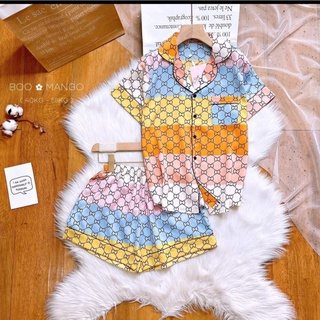 Đồ Bộ Mặc Nhà - Đồ Bộ Pyjama Màu Sắc Lụa Mango
