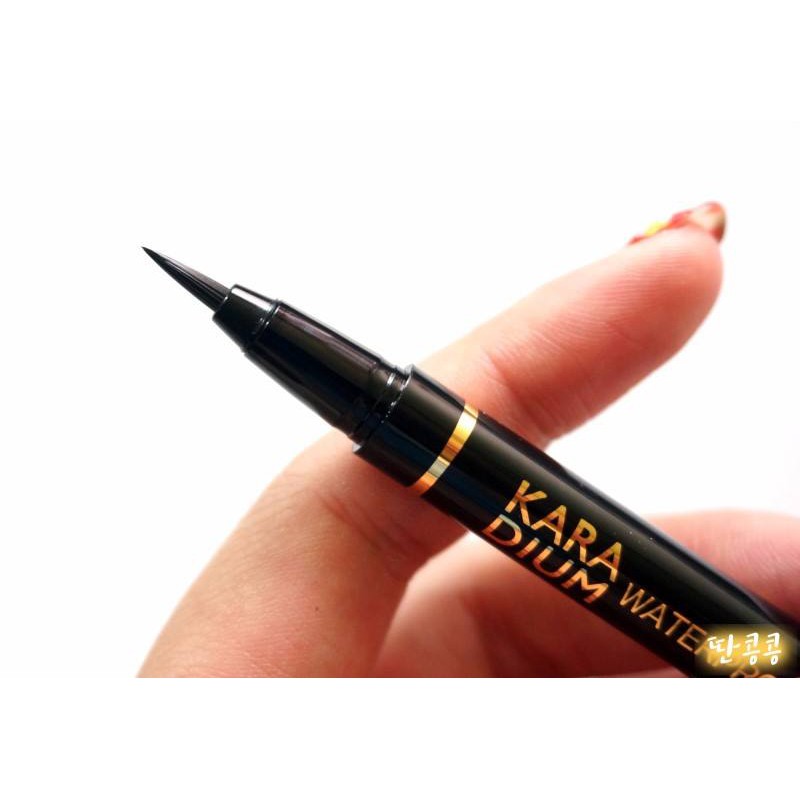 (HÀNG SẴN - AUTH) BÚT DẠ KẺ MẮT NƯỚC KARADIUM HÀN QUỐC NÂU - TRẮNG | BigBuy360 - bigbuy360.vn