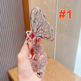 Kẹp Tóc Kim Loại Càng Cua Xích Bướm Butterfly - Cặp tóc bươm bướm