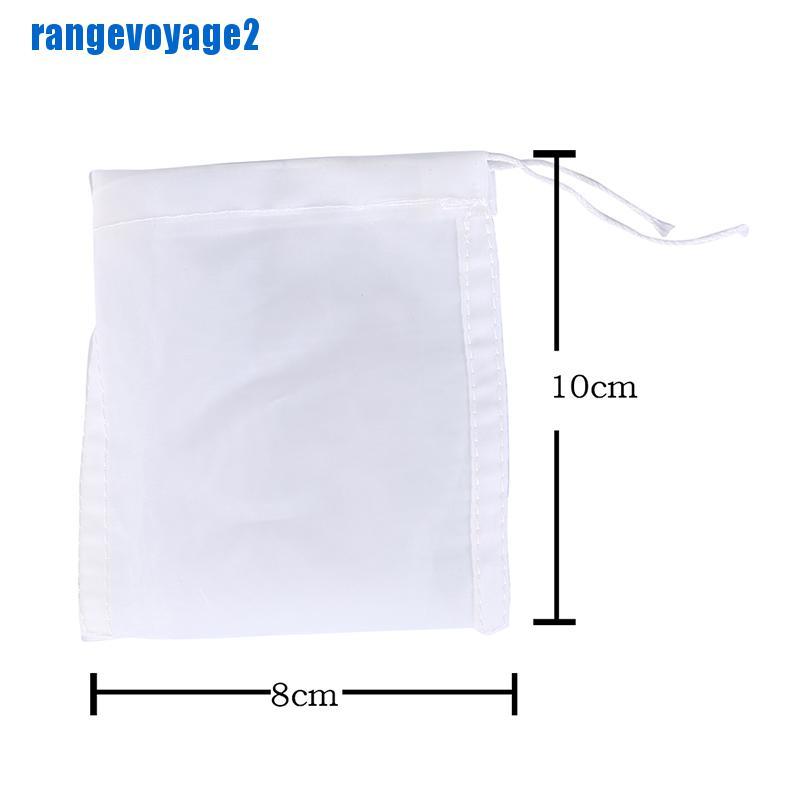 [ready stock] 1x reusable food nut milk tea fruit juice brew wine nylon mesh filter bag【vn】